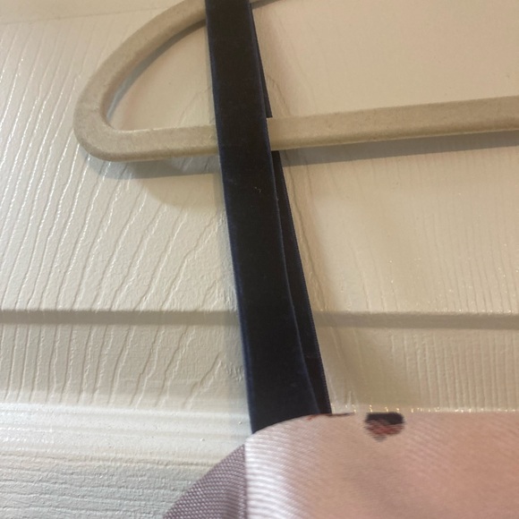 moulinette soeurs ANTHROPOLOGY embroidered size 14 navy blue A-line dress - Picture 10 of 12